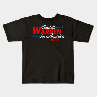 Vote Elizabeth Warren 2020 Democrat President Campaign Kids T-Shirt